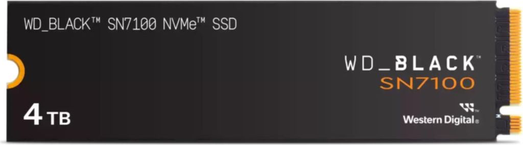 Western Digital Black SN7100 4TB Productafbeelding 