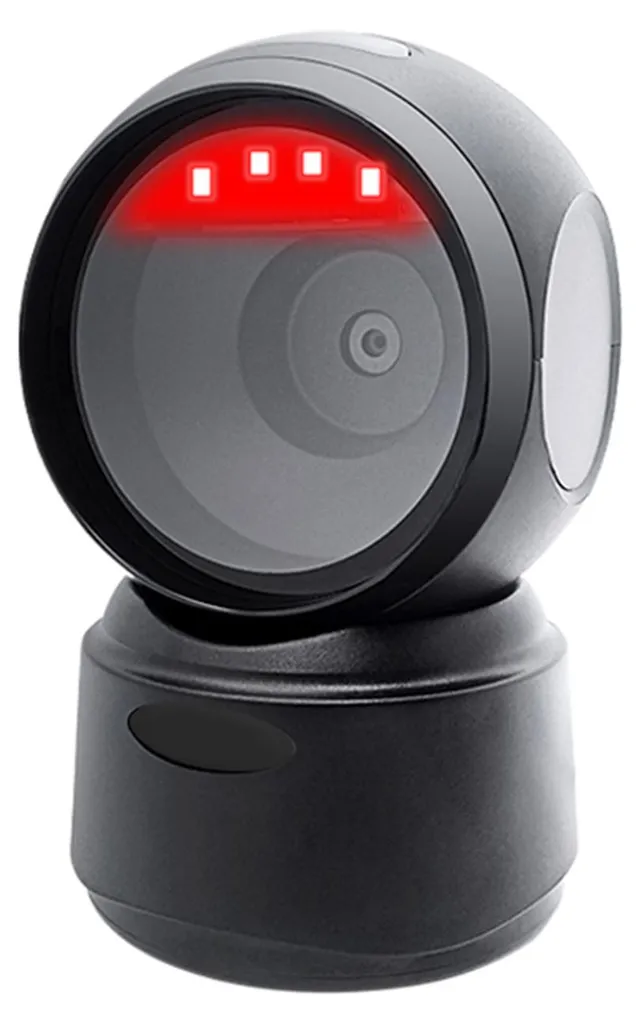 Scanner de codes-barres fixe omnidirectionnel mains libres pour caisse