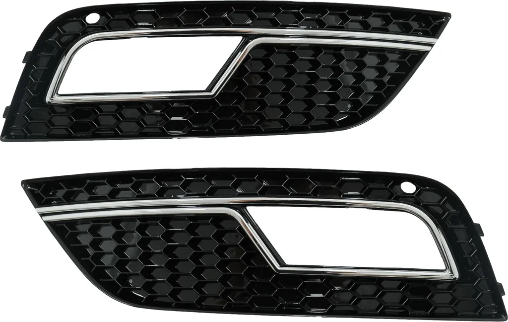 Paire de Grilles Antibrouillard pour Audi A4 B8 Restylée Look Sport RS4