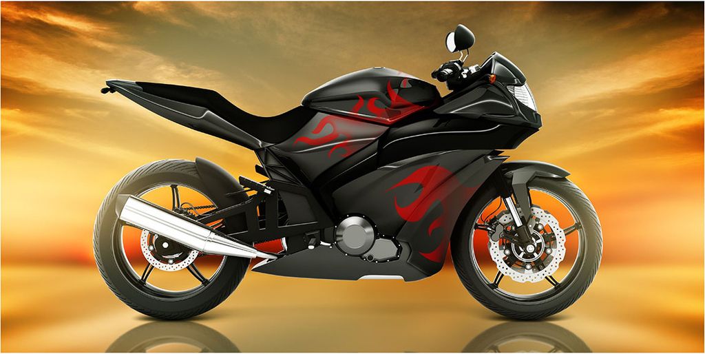 Motorbike Baumwolle Strandtuch Frottee Badetuch mit Premium Produktbild 