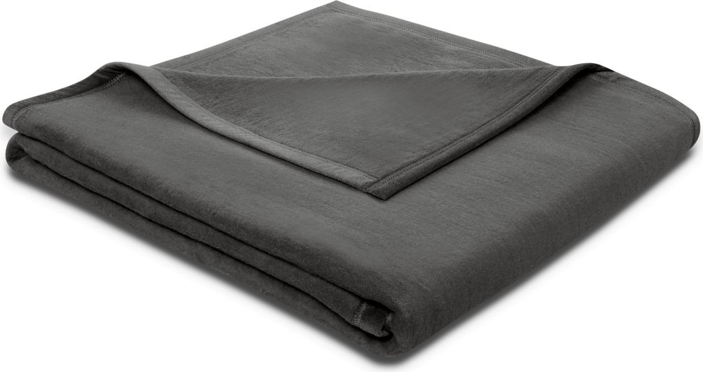 Biederlack Plaid mit Samtband-Einfassung Pure Baumwolle Produktbild 