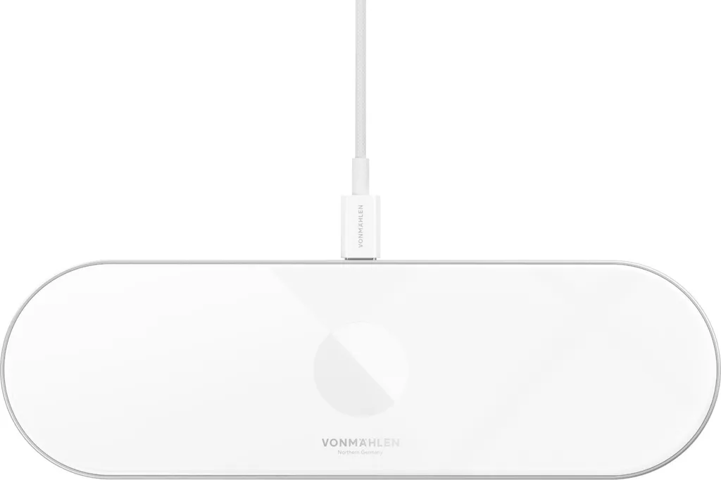 Chargeur Induction 3 en 1 Multi-Appareils Station Blanche Qi 15W