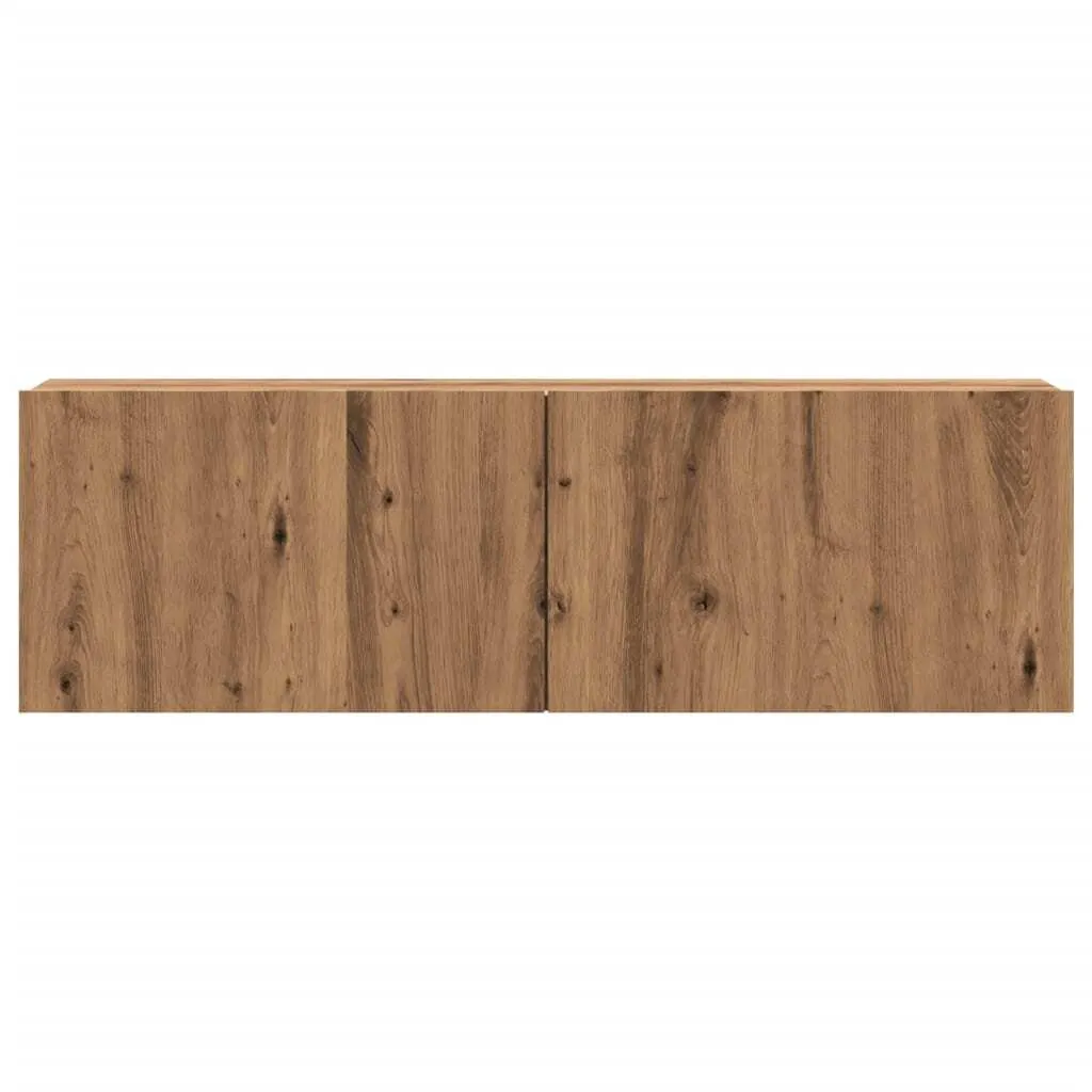 SYFAX™ Mobile TV Sospeso Rovere Artigianale 100x30x30cm - Vero Truciolato