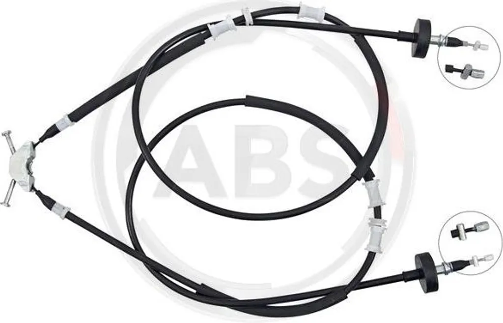 Câble de frein à main A.B.S. K12046 pour Opel Corsa et Astra G OE 24425108