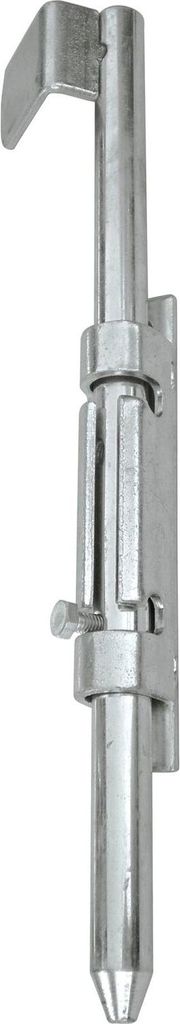 Bodenriegel mit Flansch, 300 mm, Stahl verzinkt Produktbild 