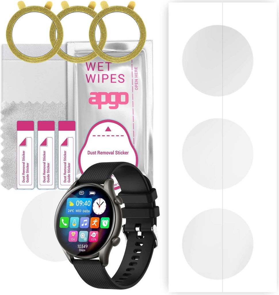 apgo 3 Stück Schutzfolie, klar, kompatibel mit myPhone Produktbild 