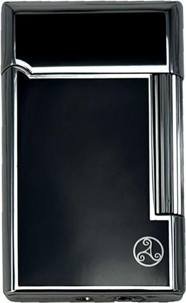 Rattray's Bel Black Chrome Feuerzeug, unbefüllt
