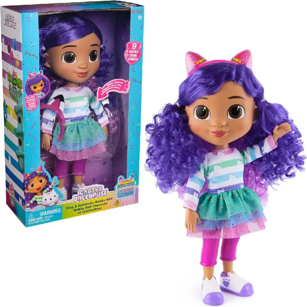 Grande Maison de Poupée Interactive Gabi pour Enfant avec Accessoires