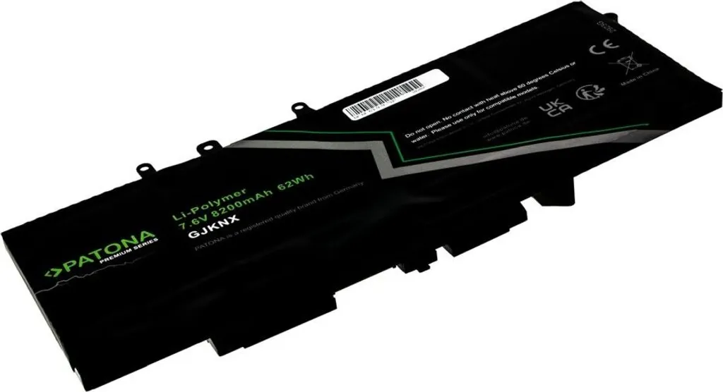Batterie de rechange 8200mAh pour PC portable Dell E5280 E5480 GJKNX