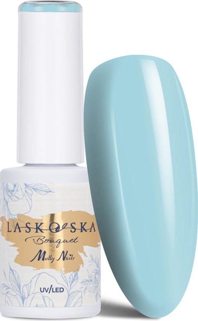 Molly Nails @Bouquet by Laskovska Plumbago Sky HEMA/Di-HEMA-freier 7-g-Hybrid-Nagellack