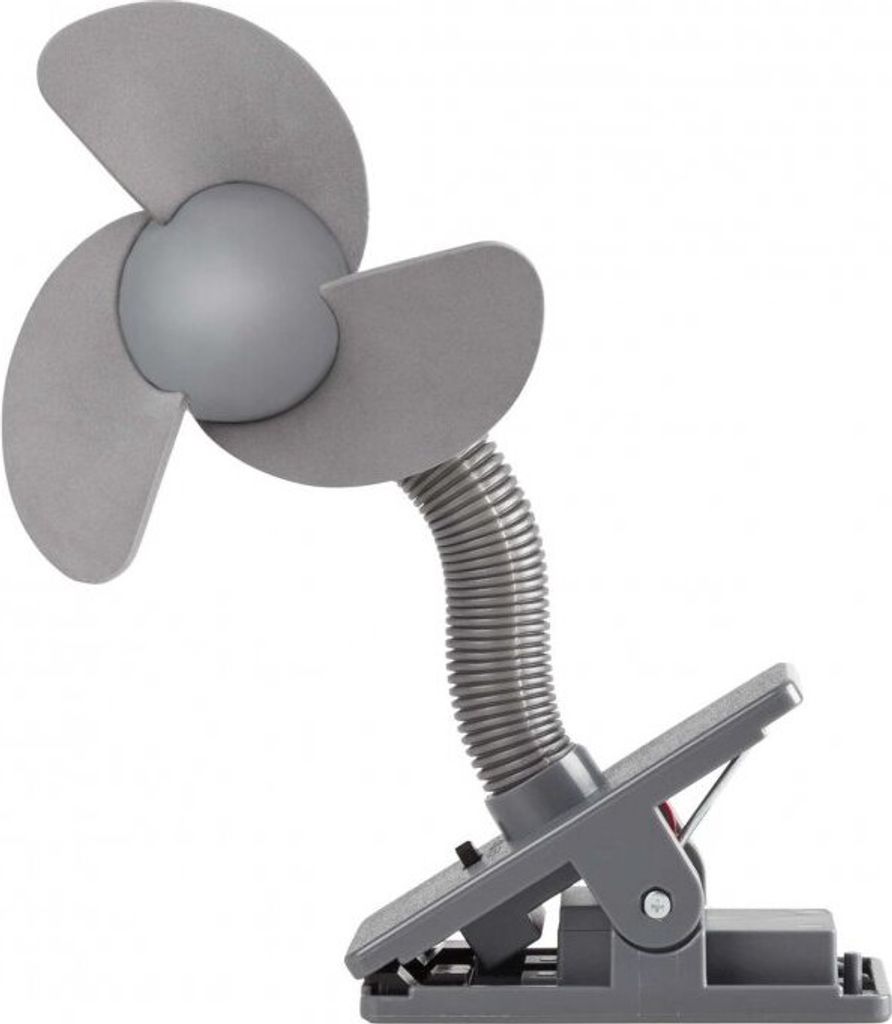 Dooky kleiner Ventilator, Taschen-Ventilator (Auto- & Kinderwagenzubehör, batteriebetriebener & klemmbarer Ventilator, überall anbringbar, flexib...