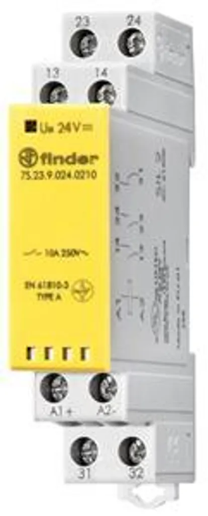 Module de relais Finder 7S.23.9.024.0210 - Relais de sécurité 24V DC - 2