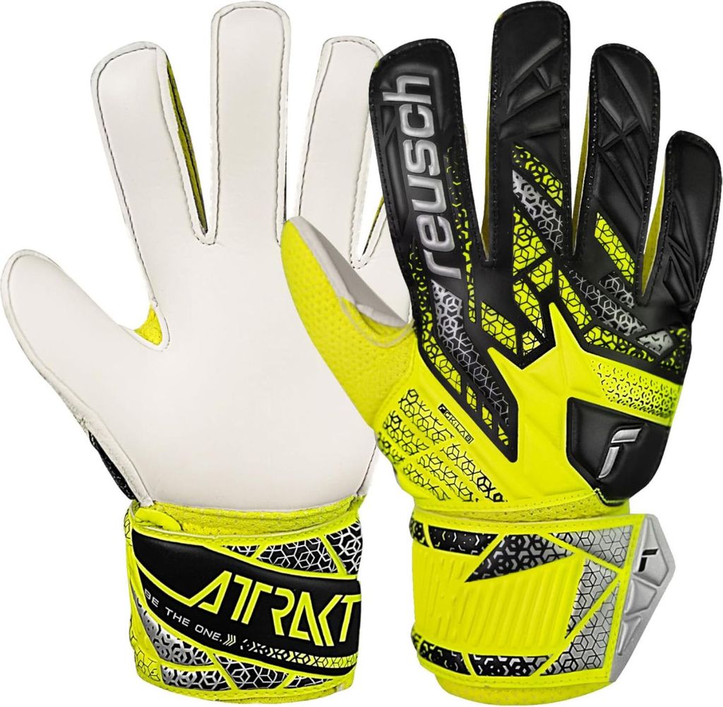 Reusch Attrakt Solid Jr 5572515 2014 Goalkeeper Gloves Pullunder Reuch Größe: 4,
