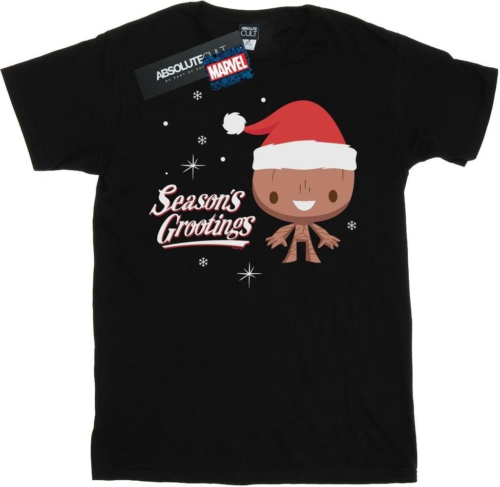 Marvel - "Season's Grootings" T-Shirt für Herren BI43443 (XL) (Schwarz)