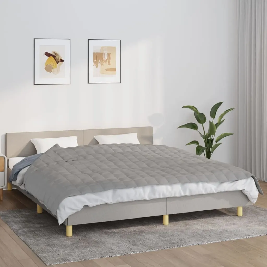 Coperta Ponderata 155x220 cm 11kg Grigia | Qualità Professionale