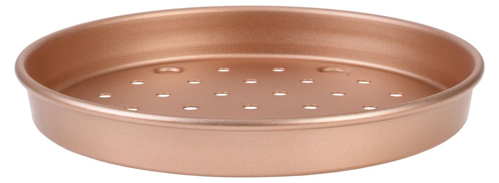 GRÄWE Pizzablech Ø 20 cm, rund, gelocht, GREBLON® Produktbild 
