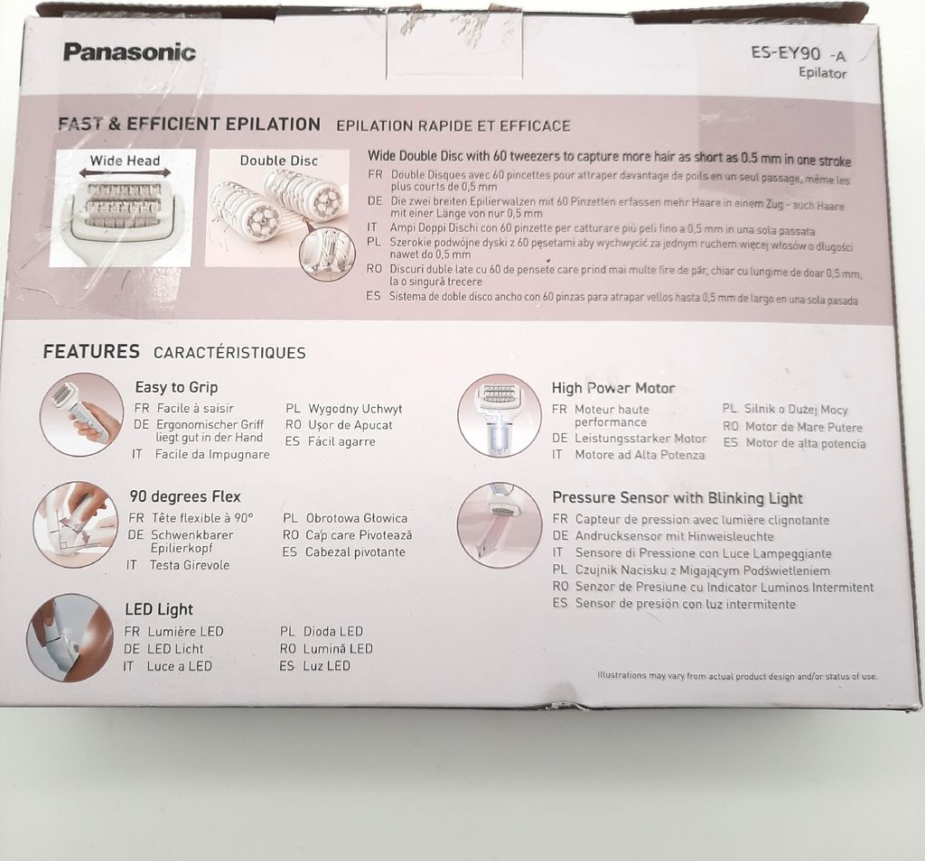 Panasonic ES-EY90 60 pęset niebieski, biały Zdjęcie produktu 14