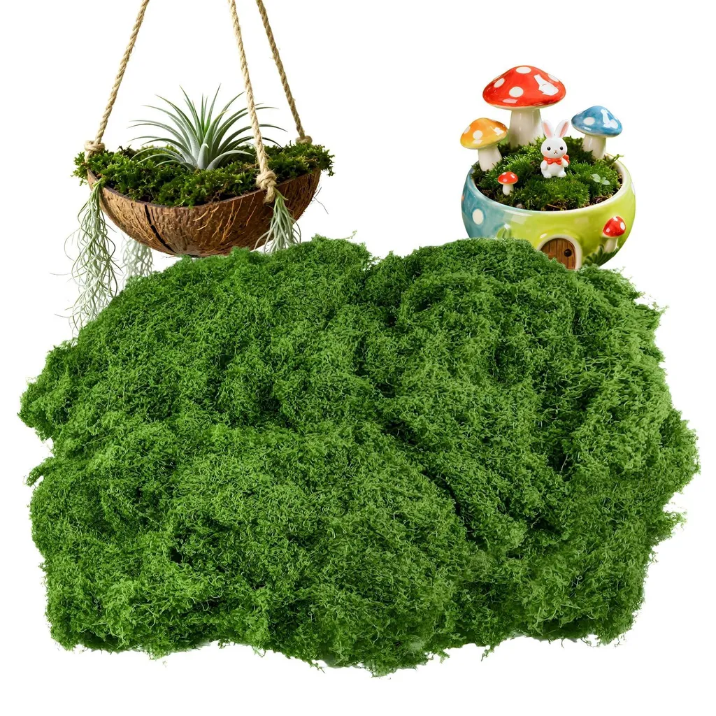 Mousse artificielle verte 200g pour loisirs créatifs et modélisme