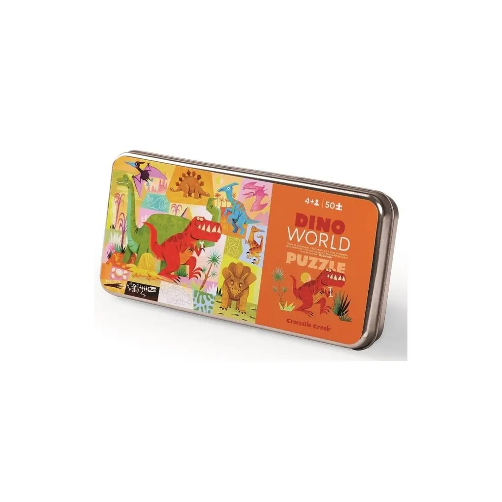 Puzzle éducatif 50 pièces dinosaures Crocodile Creek pour les petits