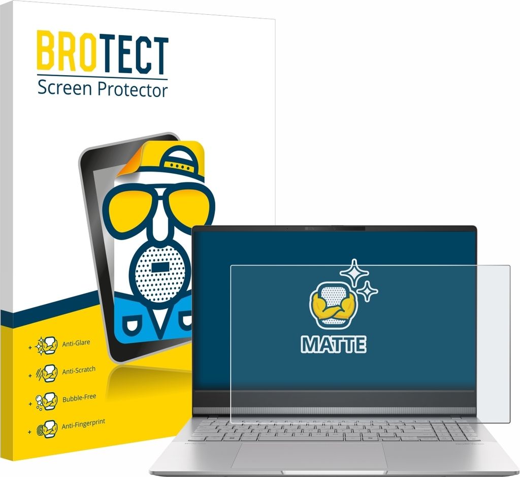 BROTECT Schutzfolie für ASUS Vivobook S 15 OLED M5506 Displayschutz Displayschutzfolie Folie Matt Entspiegelungsfolie