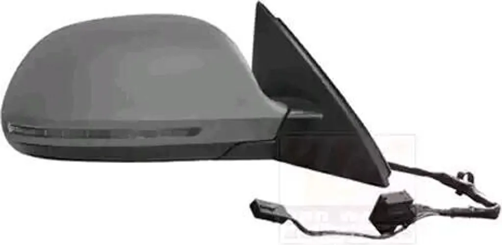 Rétroviseur Droit Dégivrant Audi Q3 VAN WEZEL 0370806 avec Miroir Convexe