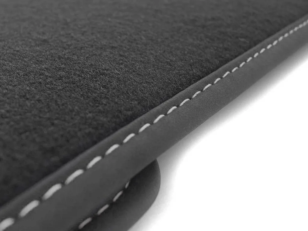 Tappetini per Astra H Twintop in velluto di qualità originale, 4 pezzi, nero