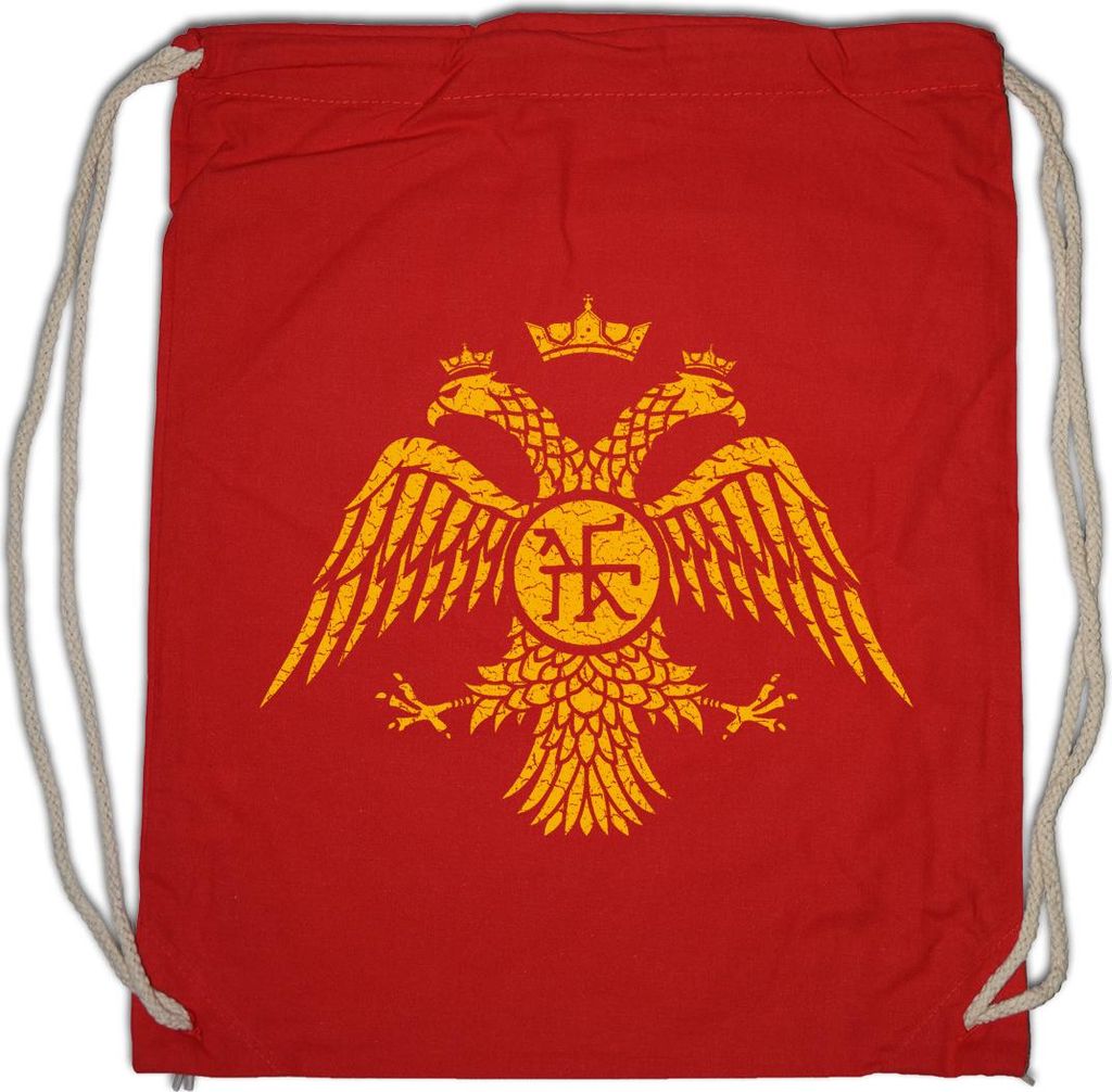 Urban Backwoods Byzantium Eagle Flag II, Turnbeutel, Farbe: Rot