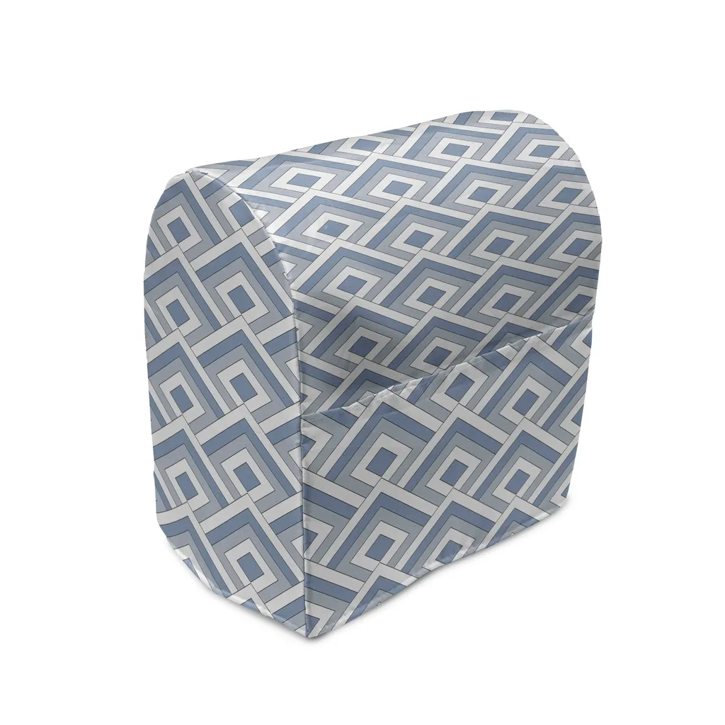 Occasione! Copri Frullatore Abakuhaus Geometrico Blu 36x39x24 cm