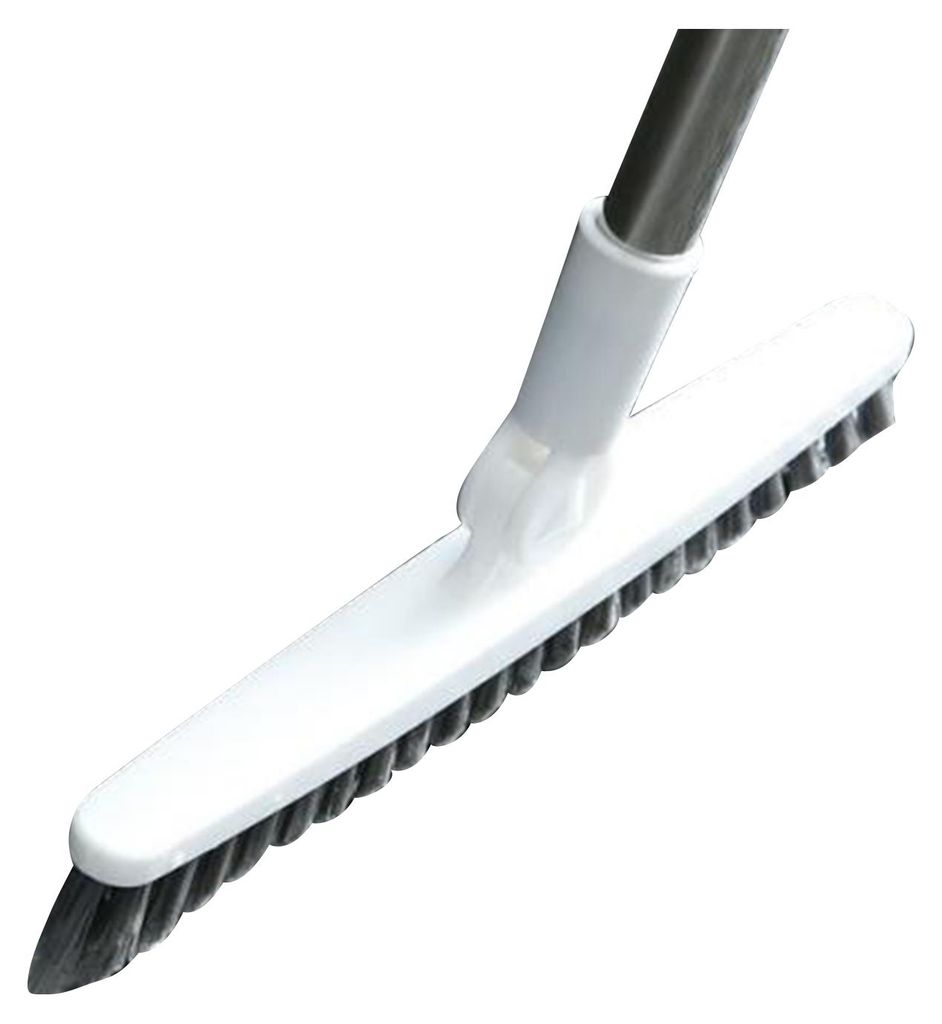 Fugenbürste mit langem Griff, Bodenfliesenreinigung, Badezimmer, Küche, Weiß, 88,5 cm