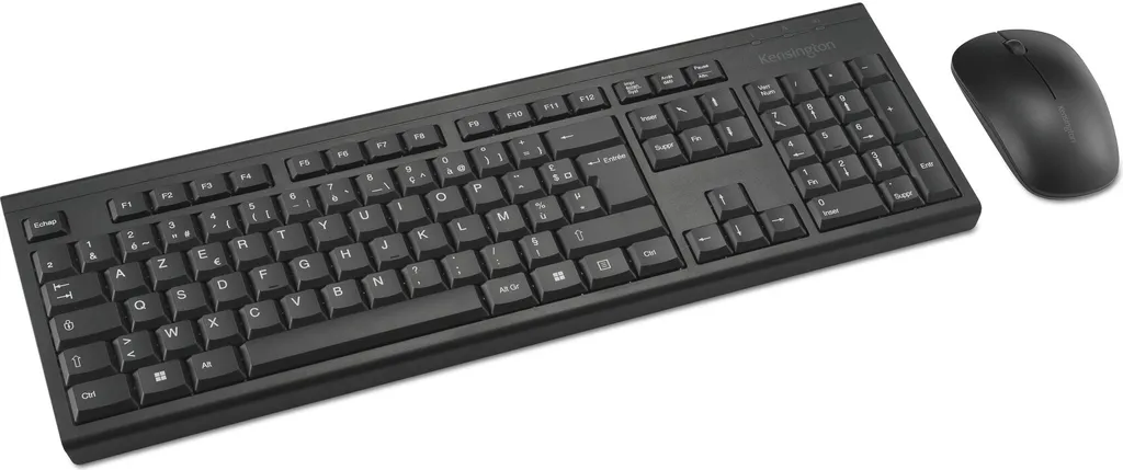 Clavier souris sans fil Kensington KM150 EQ Touches membrane AZERTY RF