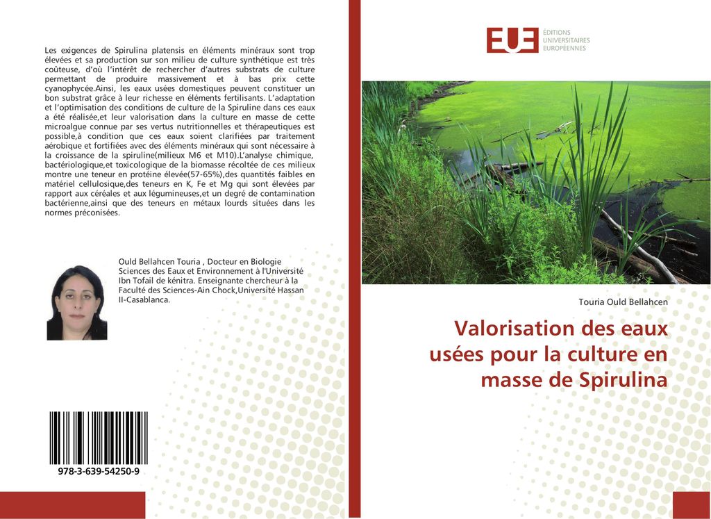 Valorisation des eaux usées pour la culture en masse de Spirulina