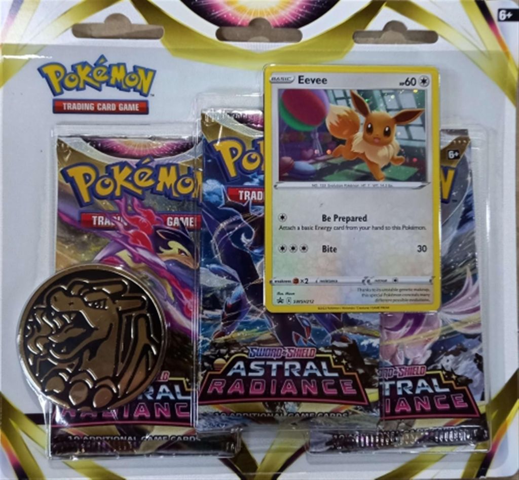 Nintendo Pokémon - TCG Meč a štít Astral Radiance Eevee 3 Obrázok produktu 