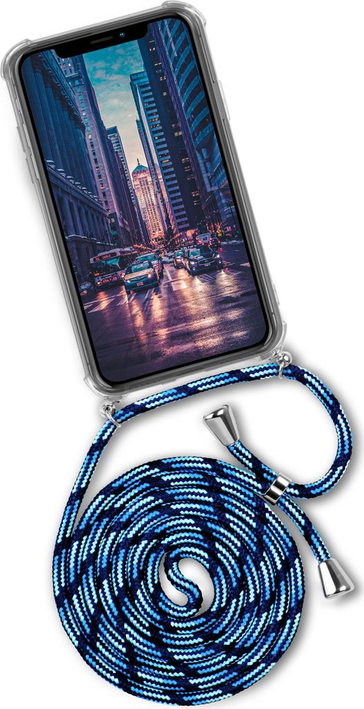 TWIST-Case + TWIST-Cord für iPhone 11, Farbe:City Dip (Silber)