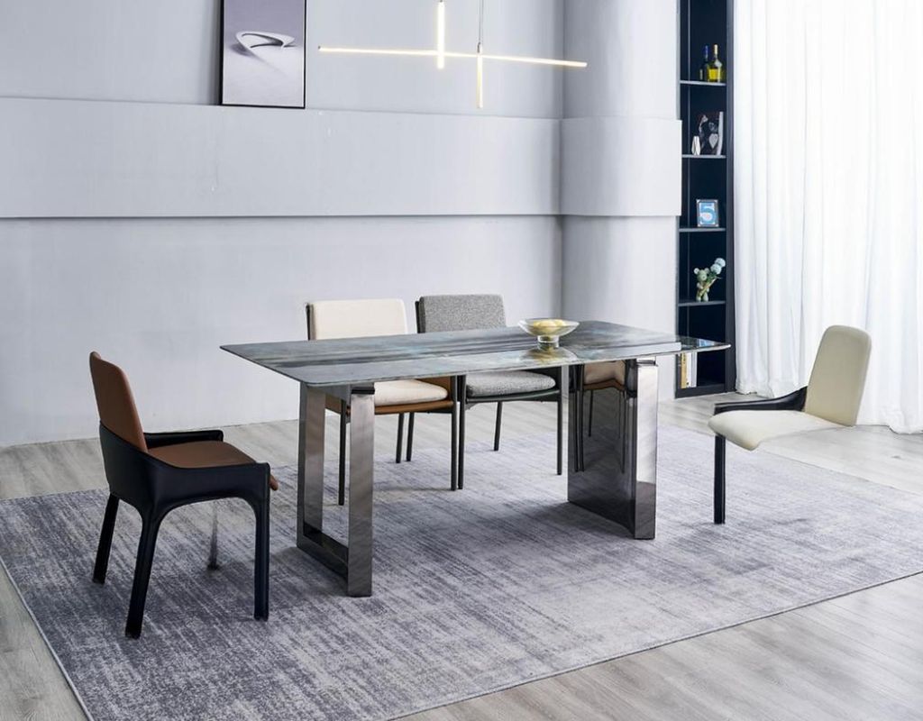 Esszimmer Designer Set 6x Stühle Esszimmergarnitur Essgruppe 7tlg Set