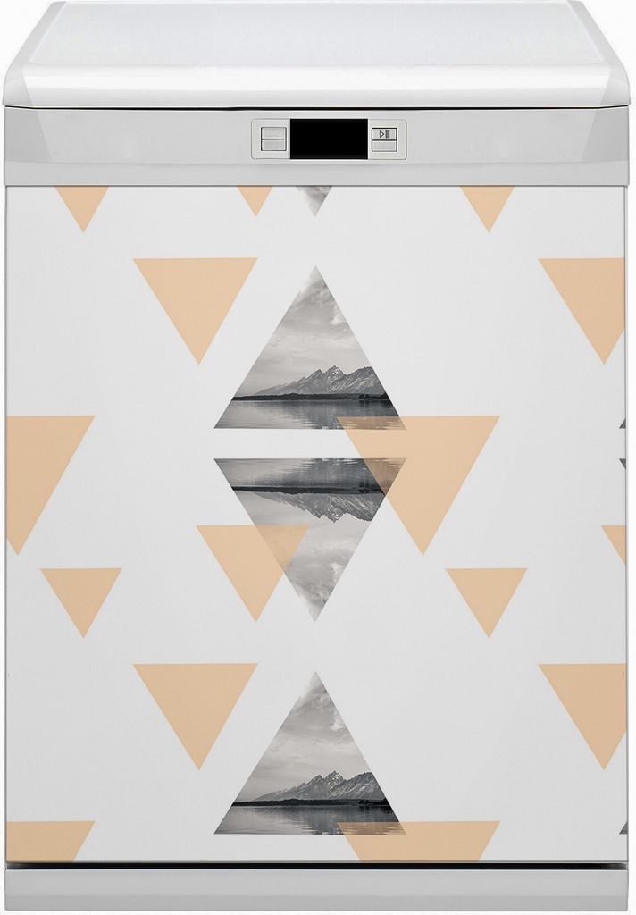 Magnete Dekorative Magnet Folie für Geschirrspüler 60x80 cm Küche - Landschaftssee