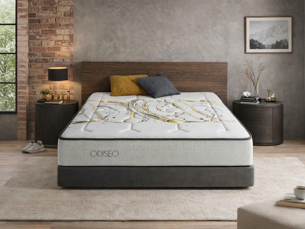SONHO ODISEO LATEX Matratze 90x200 cm – Höhe 30 cm mit 2 cm Latex auf jeder Seite
