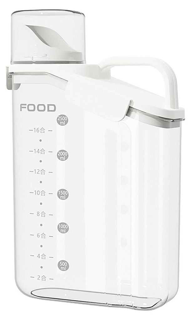 2000 ml/2800 ml Müsli-Aufbewahrungsbox, multifunktional, transparent, großer Durchmesser, luftdicht verschlossen, platzsparend, feuchtigkeitsbest...