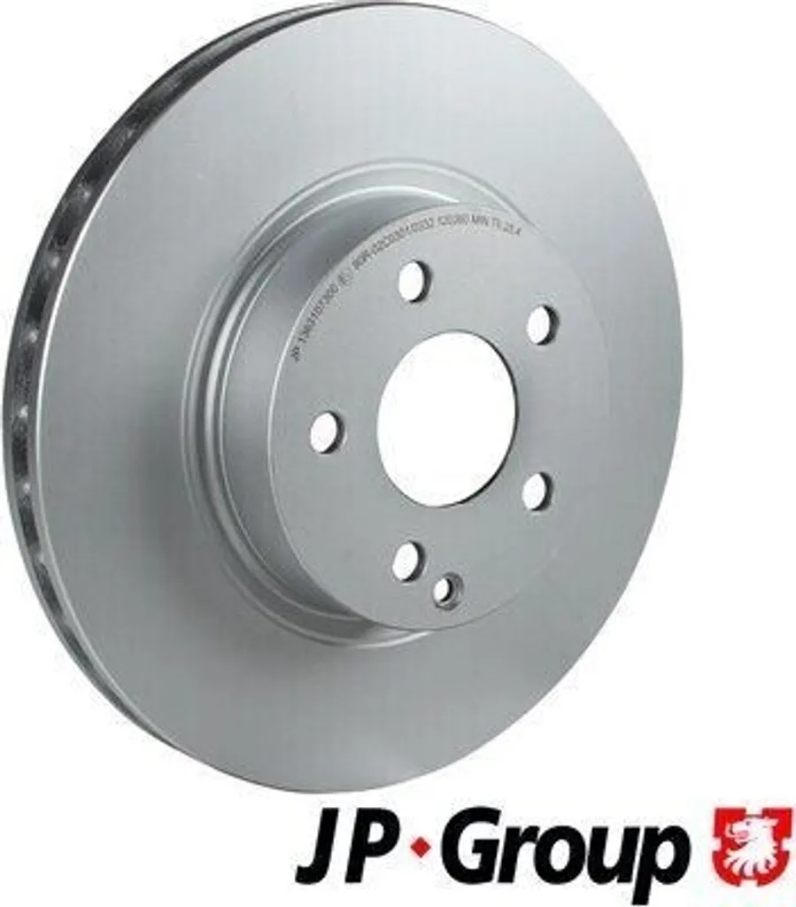 Pack freinage avant Mercedes CLS C219 - Disques JP GROUP 1363107300 x2