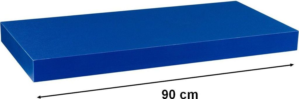 Stilista Nástěnná police Volato 90 cm, modrá Obrázek produktu 