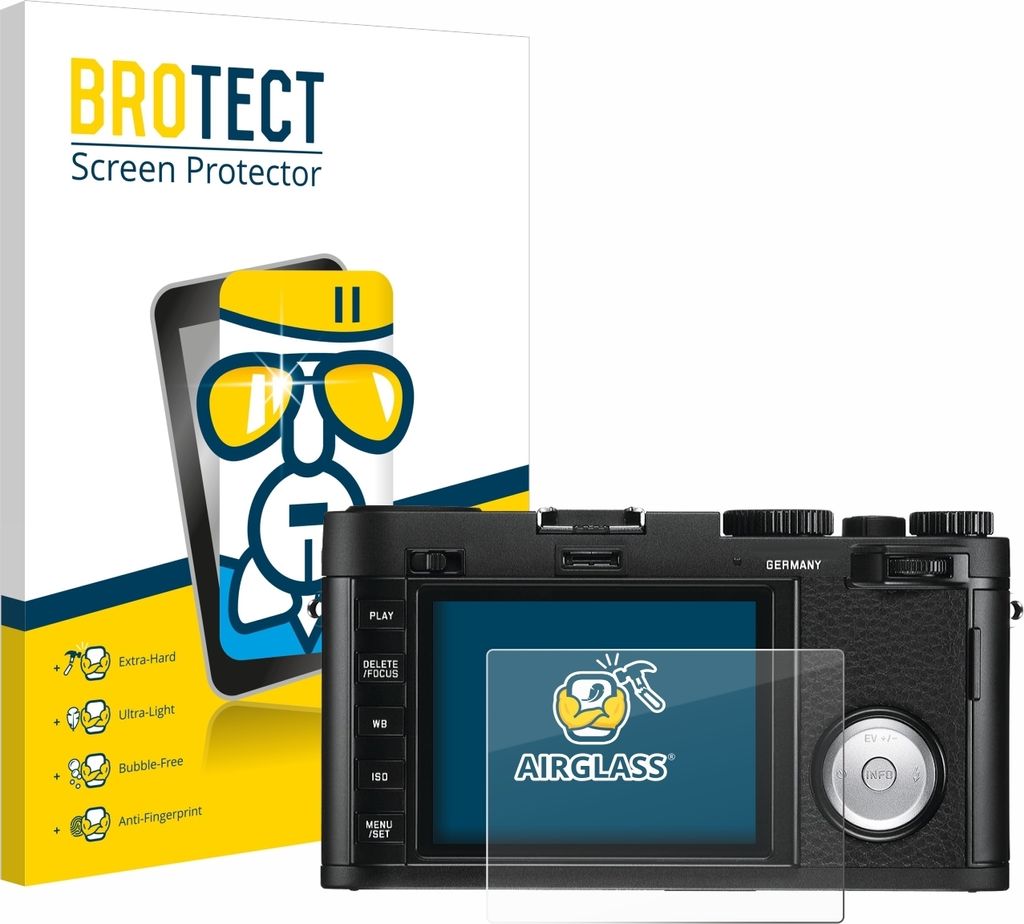 BROTECT Schutzglas für Leica X Vario Schutzfolie Panzer Folie Glas Display Schutz klar