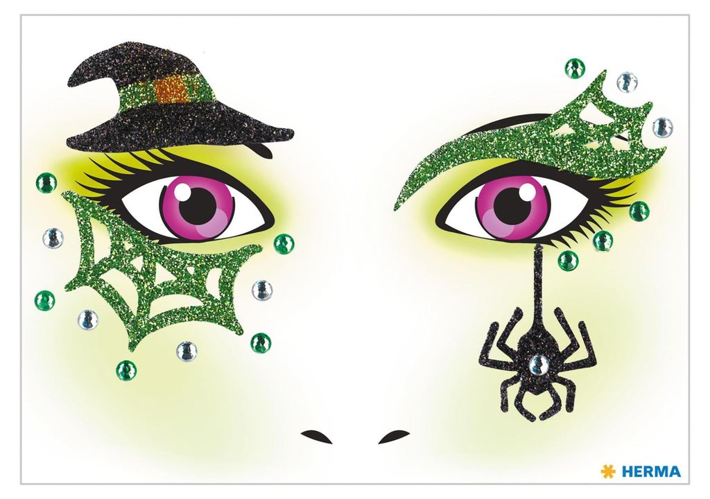 HERMA Face Art Naklejka na twarz "Czarownica" Zdjęcie produktu 