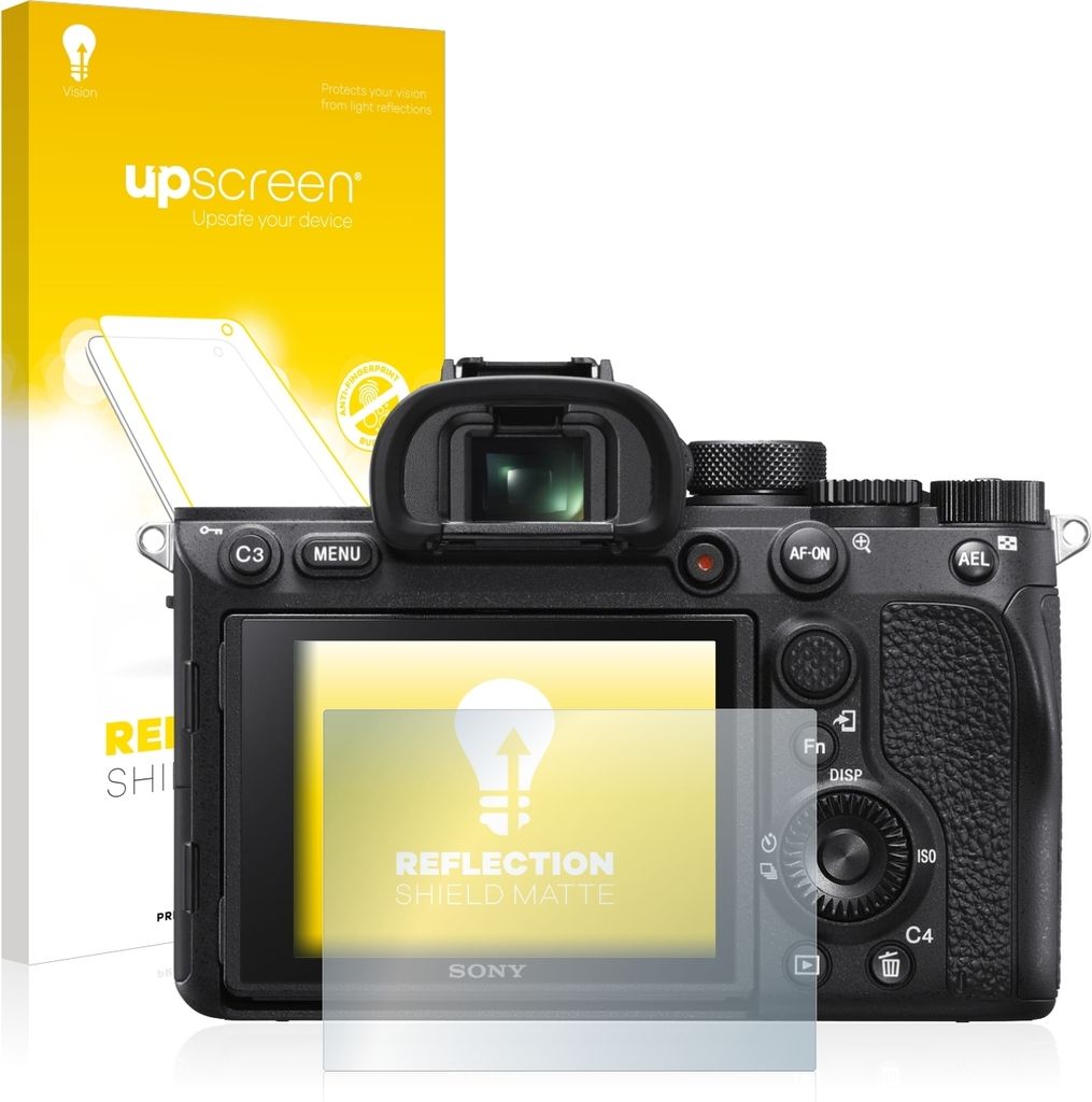 upscreen Schutzfolie für Sony Alpha 7R IV Displayschutz Displayschutzfolie Folie Matt Entspiegelungsfolie