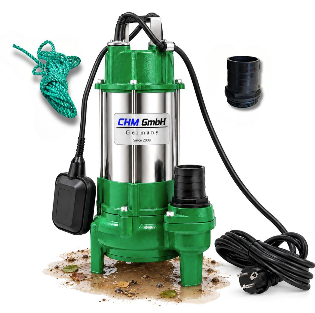 CHM GmbH® Schmutzwasserpumpe Fäkalienpumpe V 750 C mit Produktbild 