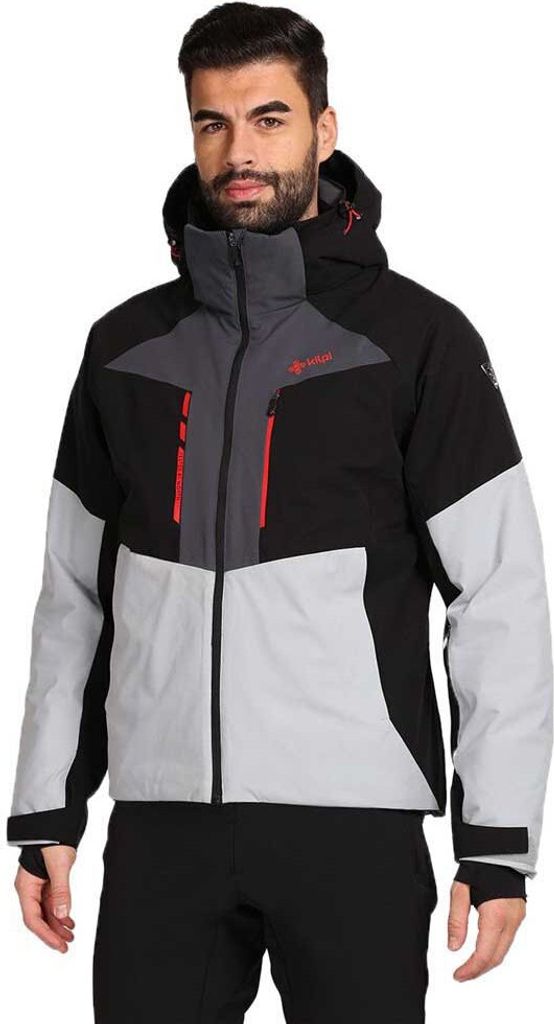 Herren Skijacke Kilpi TAXIDO-M, DUNKELGRAU, Größe XXL