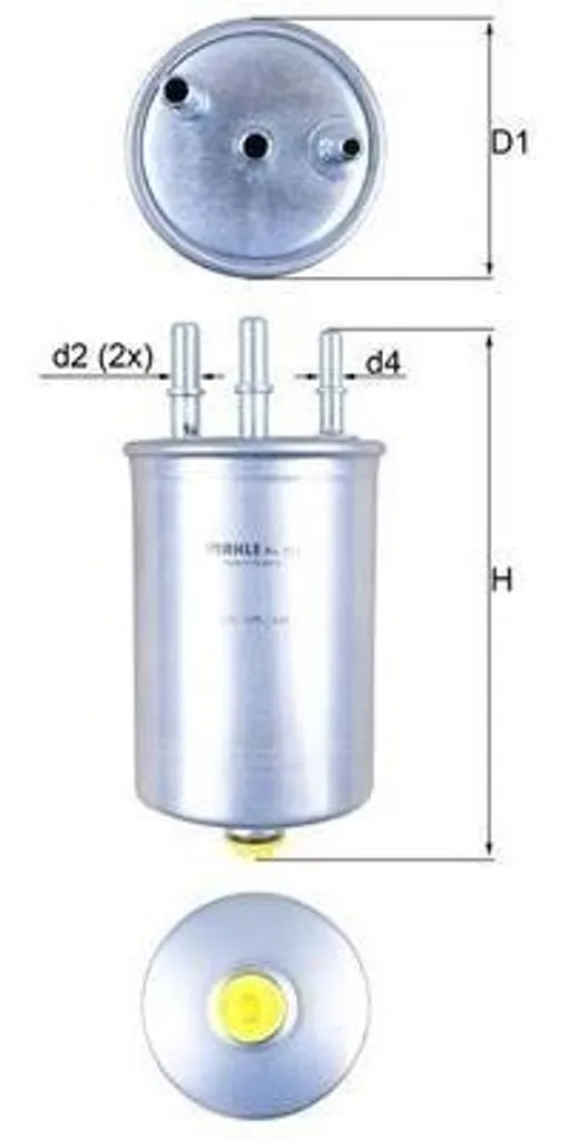 Filtre à carburant KL 511 pour entretien périodique et révision moteur