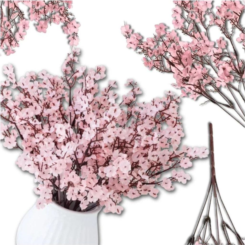 Camerazar Mirabelle ramo di ciliegio, artificiale, rosa, Immagine del prodotto 