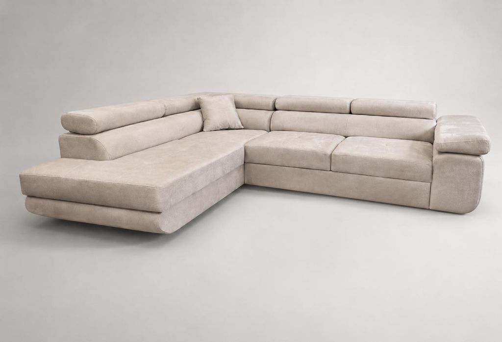 Ecksofa in Monolith – Modernes Wohnlandschaft Sofa mit Produktbild 