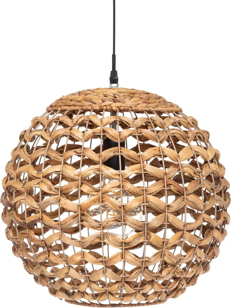 Lustre Suspension Artisanale en Fibre Naturelle SAND Design Ø 38 cm