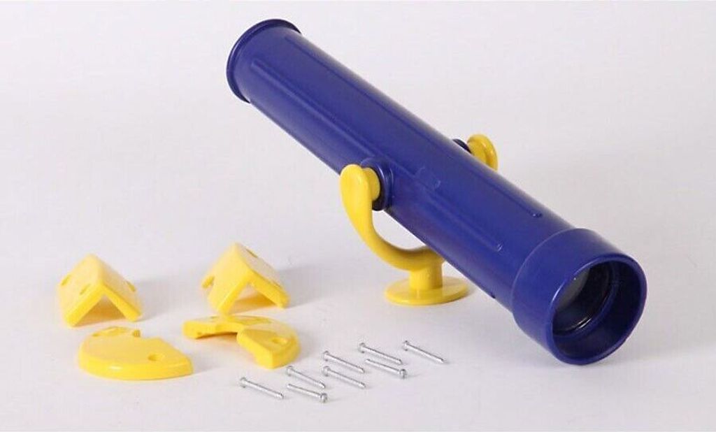 Teleskop Fernrohr für Kinder Spielzeug Zubehör für Spielturm Farbe: Blau