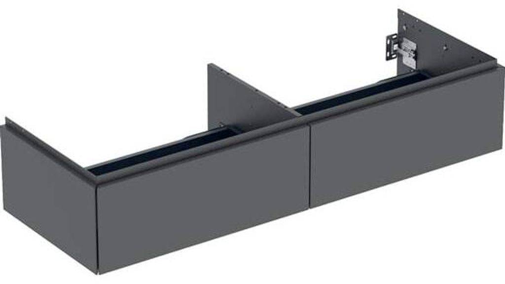 Geberit ONE Unterschrank für Aufsatzwaschtisch, 2 Schubladen, 133,2x26,6x47cm, 505.076.00.3